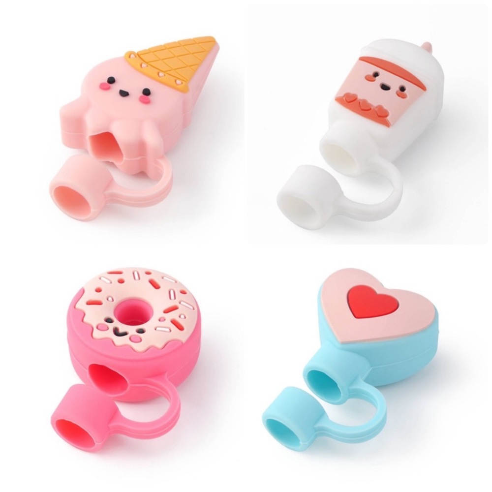 New Target Bullseye Playground 2025 Valentine’s Day Straw Toppers - 4 pk
